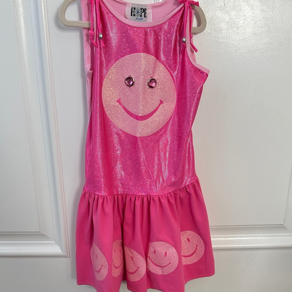 Hope Jeans Pink Smiley Face Dress